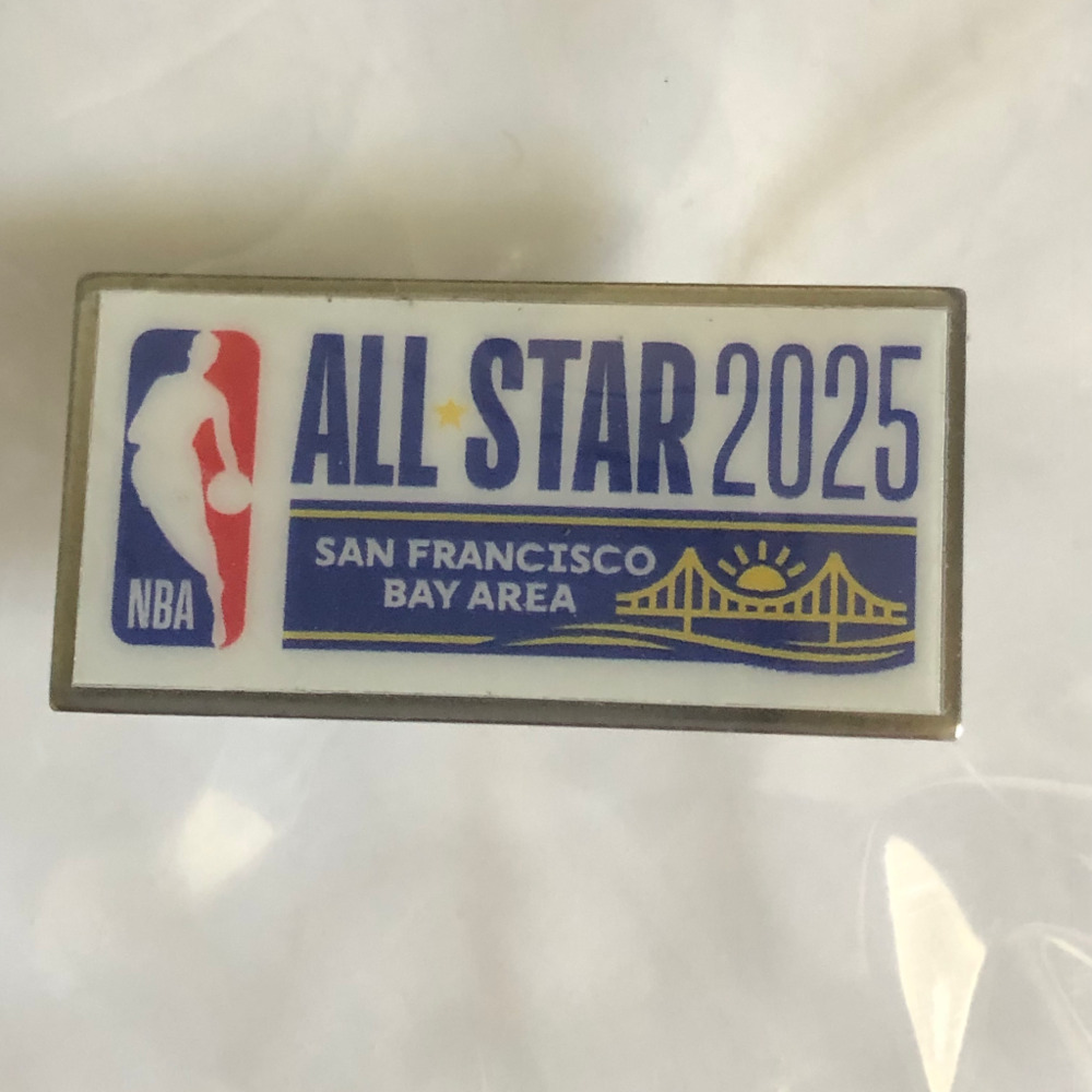NBA 2025 All Star San Francisco Bay Area Pin New in Package Made in USA